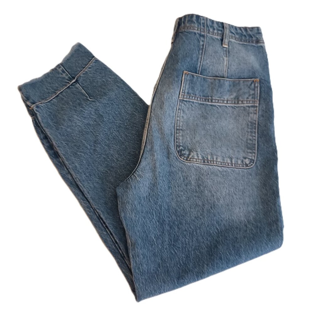 Free People We The Free Marion High Waisted Jeans Celeste Blue Size 31 EUC